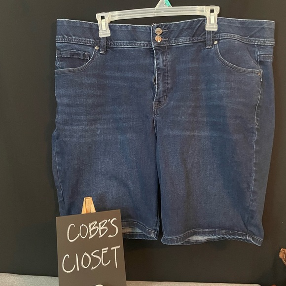 Lane Bryant Pants - Lane Bryant Blue Jean Shorts
